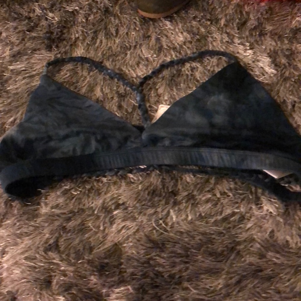 Sadie and sage blue braided bralette